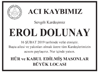 Erol Dolunay Vefat İlanı
