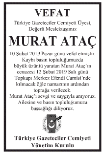 Murat Ataç Vefat İlanı