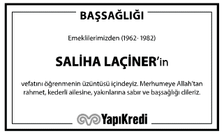 Saliha Laçiner Başsağlığı İlanı